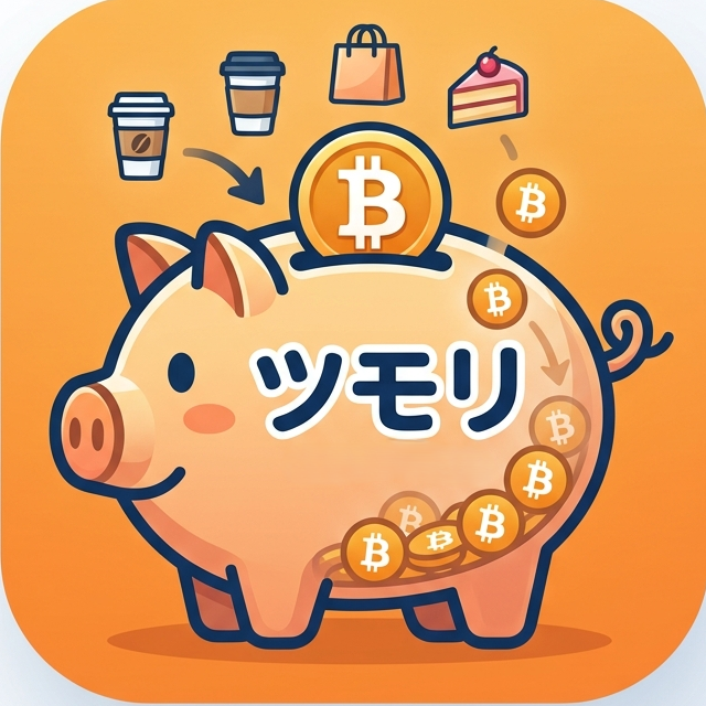 つもり貯金箱 ロゴ